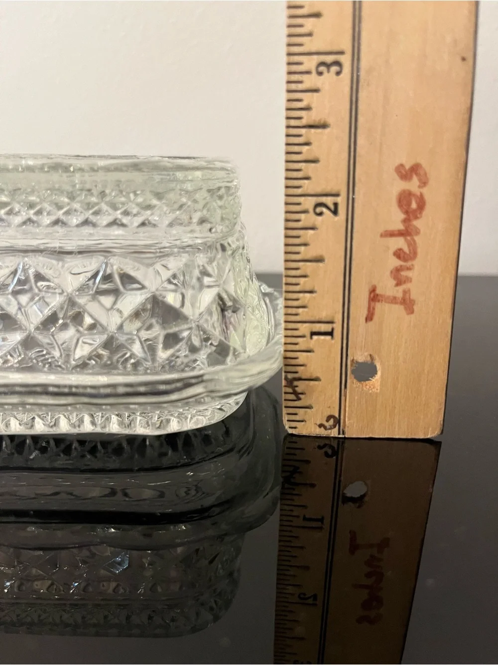 Vintage Anchor Hocking Wexford Clear Glass  1/4